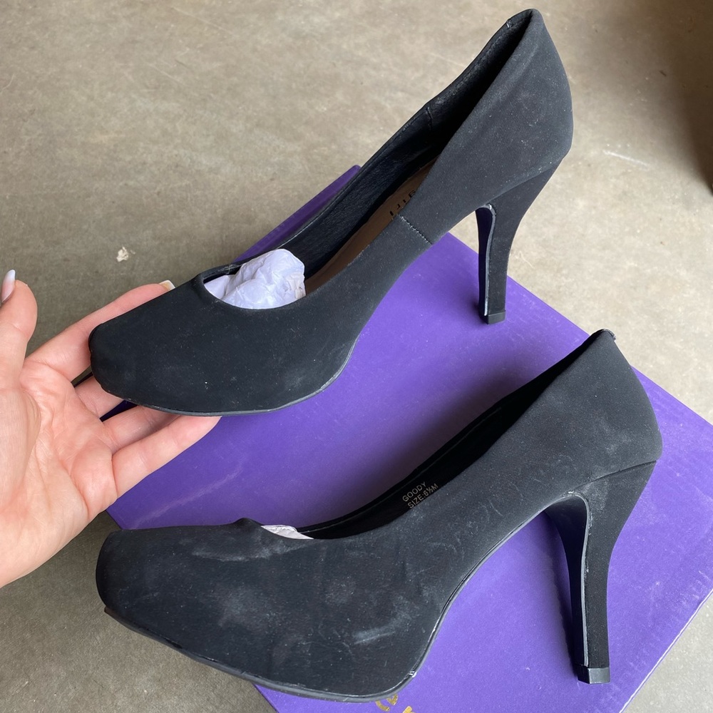 Madden Girl Black Heels Pumps Size 6.5